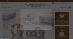 Desktop Screenshot of clowesjewellers.com